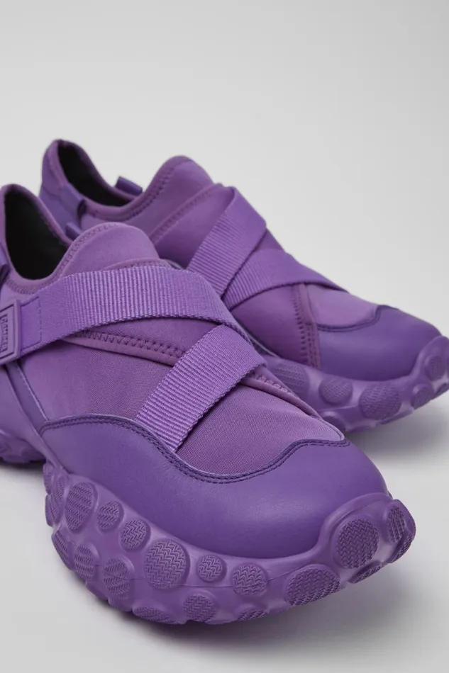 Sneakers Men Camper Pelotas Mars Purple TextileLeather Sneaker