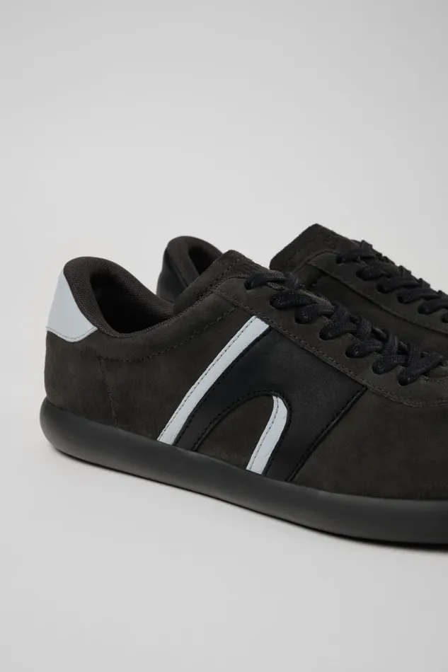 Sneakers Men Camper Twins Grayblack NubuckLeather Sneaker