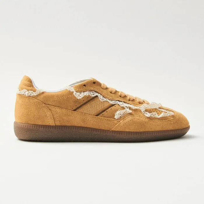Sneakers Women ALOHAS Tb490 Crochet Honey Leather Sneakers