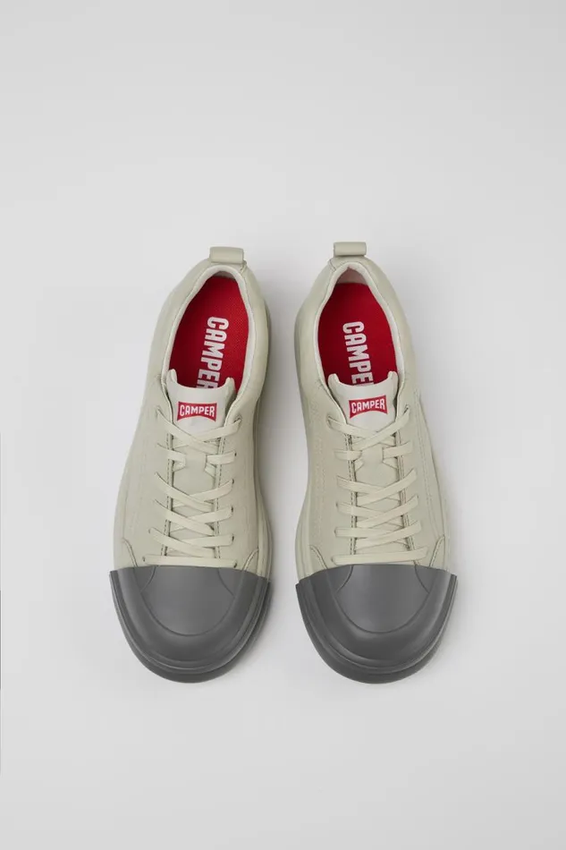 Sneakers Women Camper Junction Runner Gray Leather Sneakers Sneakers Women Camper Junction Runner Gray Leather Sneakers