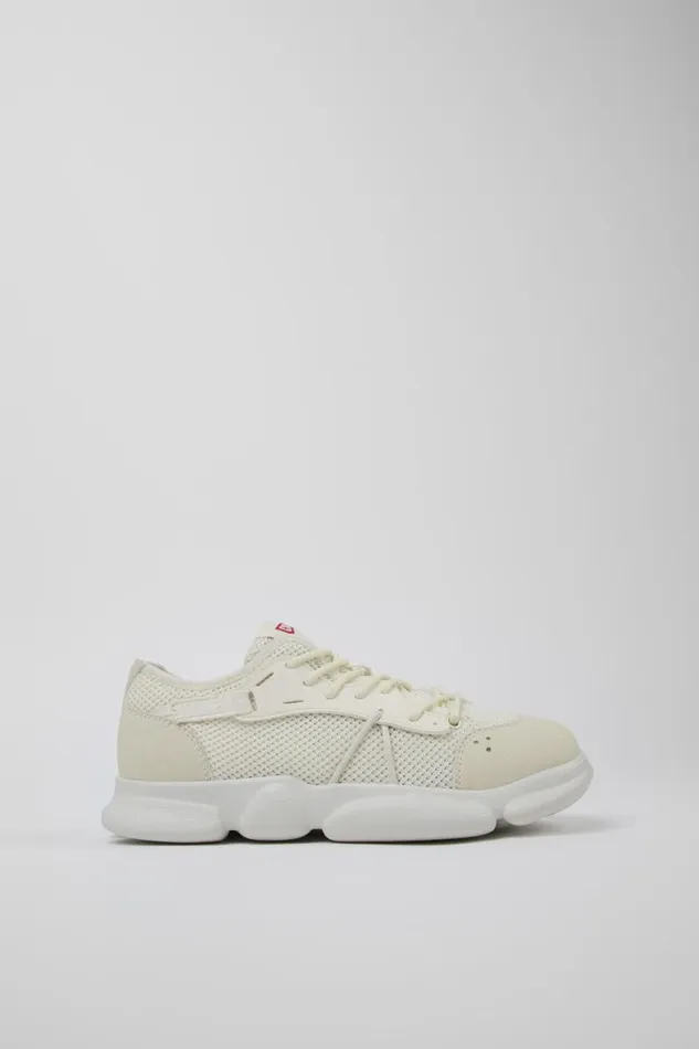 Sneakers Women Camper Karst Sorona White Textile Sneaker