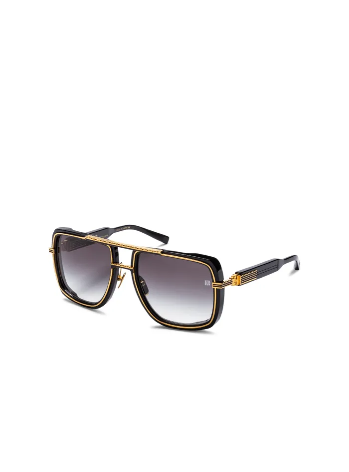 Soldier Sunglasses Gold WomenMen Balmain Eyewear