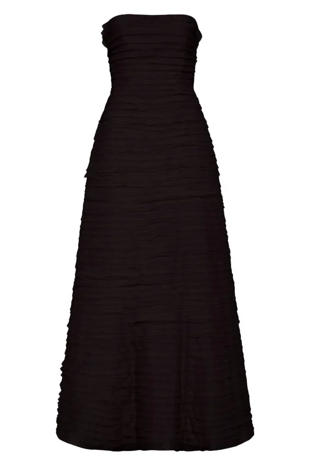 Soundscape Maxi Dress Black Women Aje Maxi Dresses