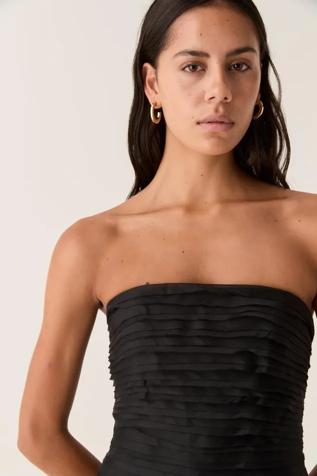 Soundscape Maxi Dress Black Women Aje Maxi Dresses
