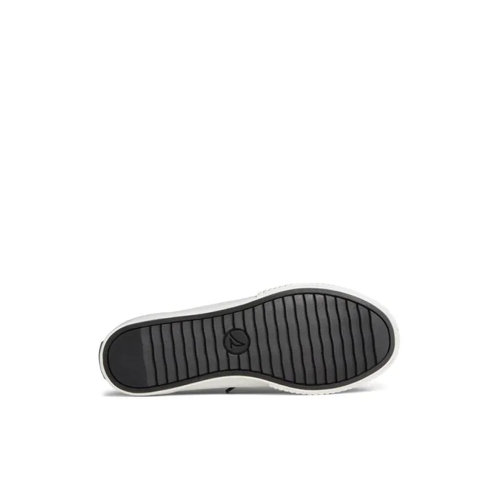 Sperry Bermuda Leather Sneaker Black Women Sneakers