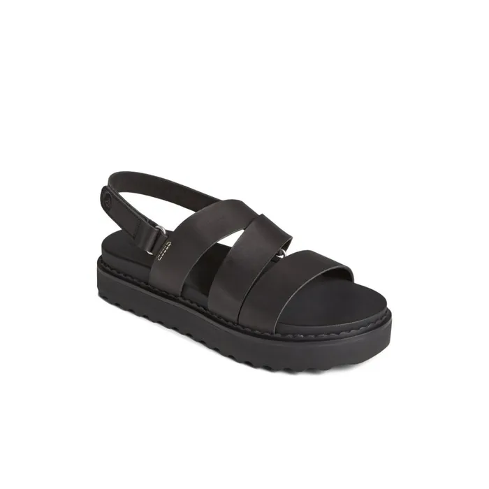 Sperry Cami Flatform Sandal Black Women Sandals
