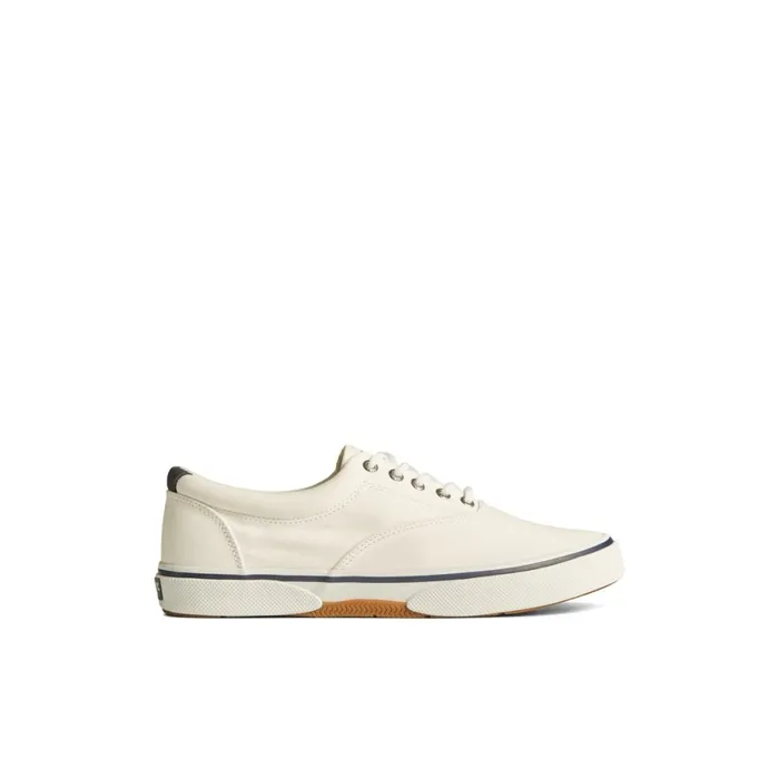 Sperry Halyard CVO Salt Washed Sneaker White Men Sneakers