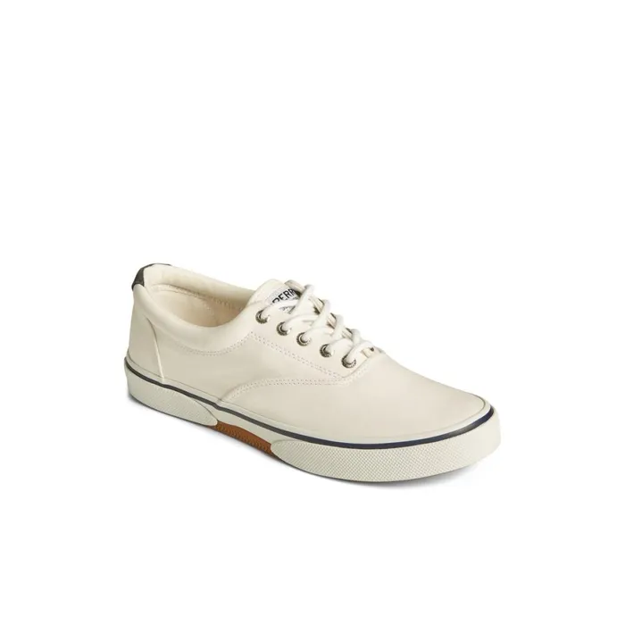 Sperry Halyard CVO Salt Washed Sneaker White Men Sneakers