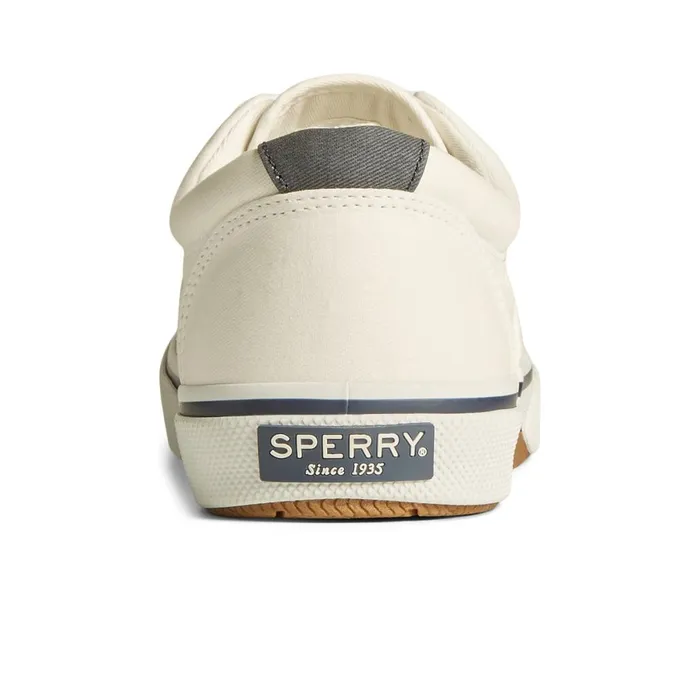 Sperry Halyard CVO Salt Washed Sneaker White Men Sneakers