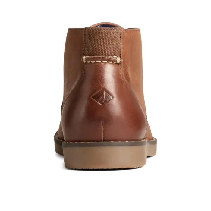 Sperry Newman Chukka Brown Leather Smooth Men Boots