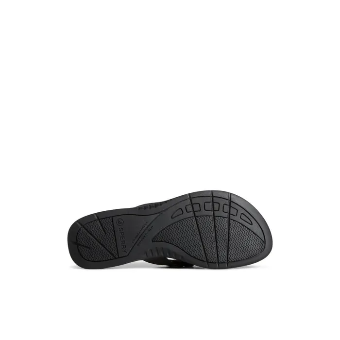 Sperry Parrotfish Braid Sandal Black Women Sandals