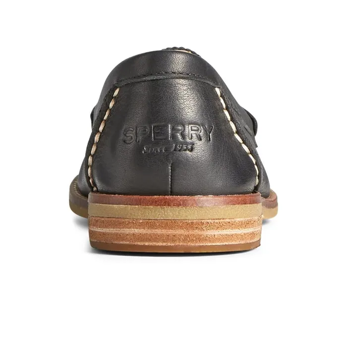 Sperry Seaport Penny Leather Loafer Black Women Oxfords and Loafers