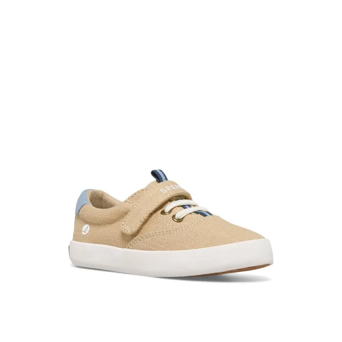 Sperry Spinnaker Junior Washable Sneaker Khaki Kids Sneakers