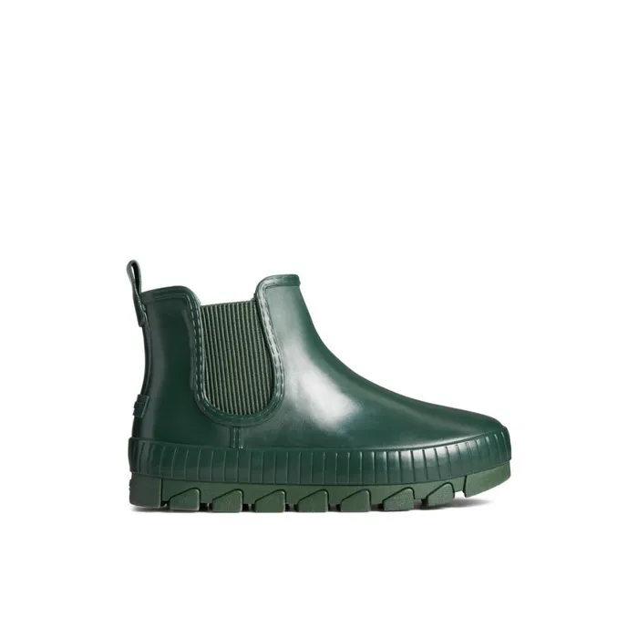Sperry Torrent Chelsea Waterproof Rain Boot Dark Green Women Boots