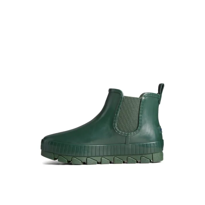 Sperry Torrent Chelsea Waterproof Rain Boot Dark Green Women Boots