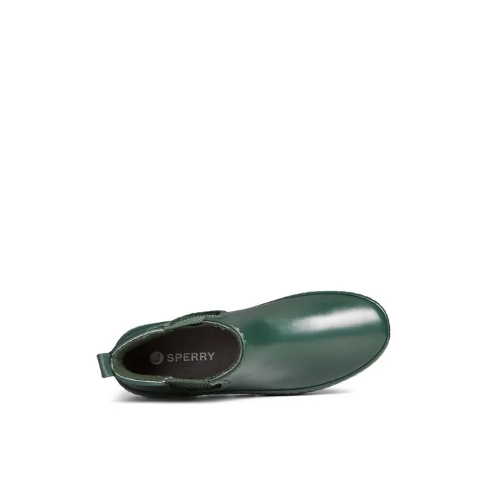 Sperry Torrent Chelsea Waterproof Rain Boot Dark Green Women Boots