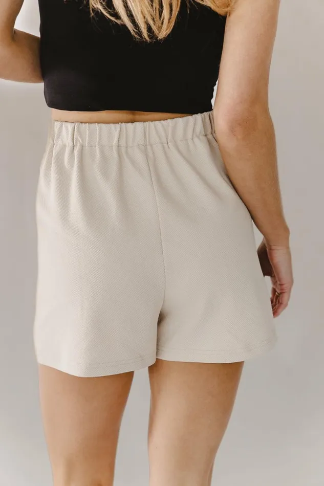 Starla Shorts In Tan 8211 FINAL SALE Tan Women Bohme Shorts