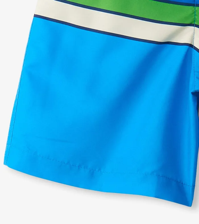 Swimwear Boys Hatley Boys Malibu Stripe Swim Trunks