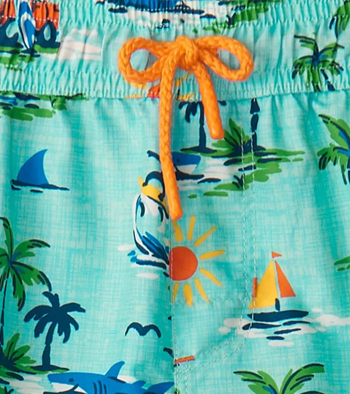 Swimwear Boys Hatley Boys Vintage Holiday Board Shorts