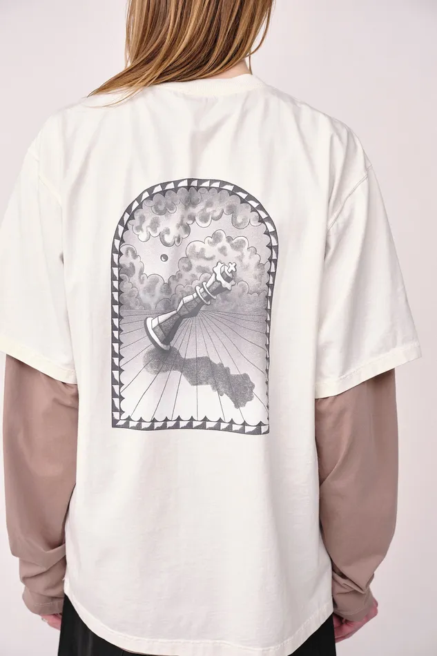 Tshirts and Tops LA Print Fallen 8211 Snow White 8211 Wonhundred Men