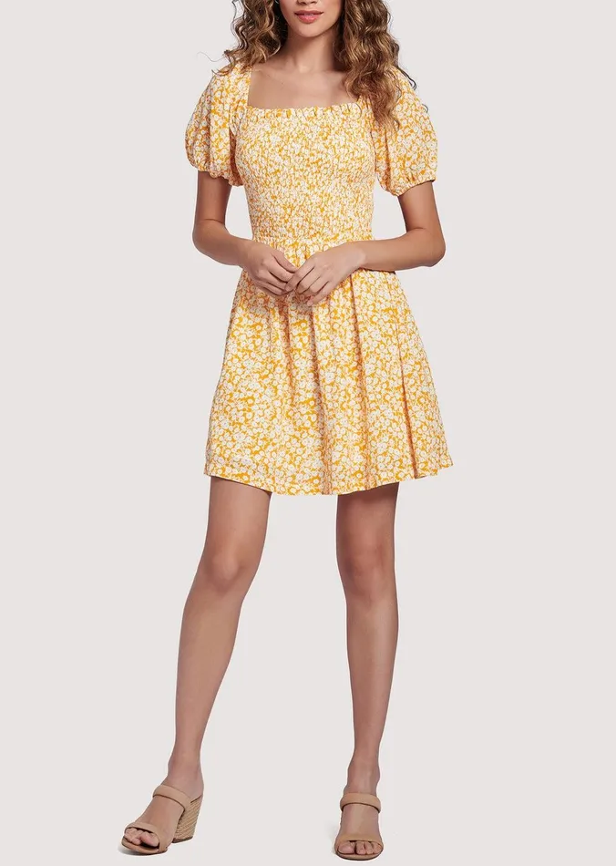 Tangerine Dream Mini Dress Radiantyellow Women Lost Wander Dresses
