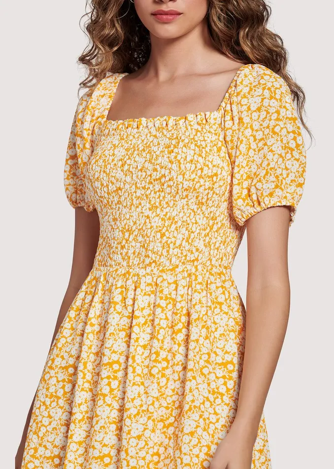 Tangerine Dream Mini Dress Radiantyellow Women Lost Wander Dresses