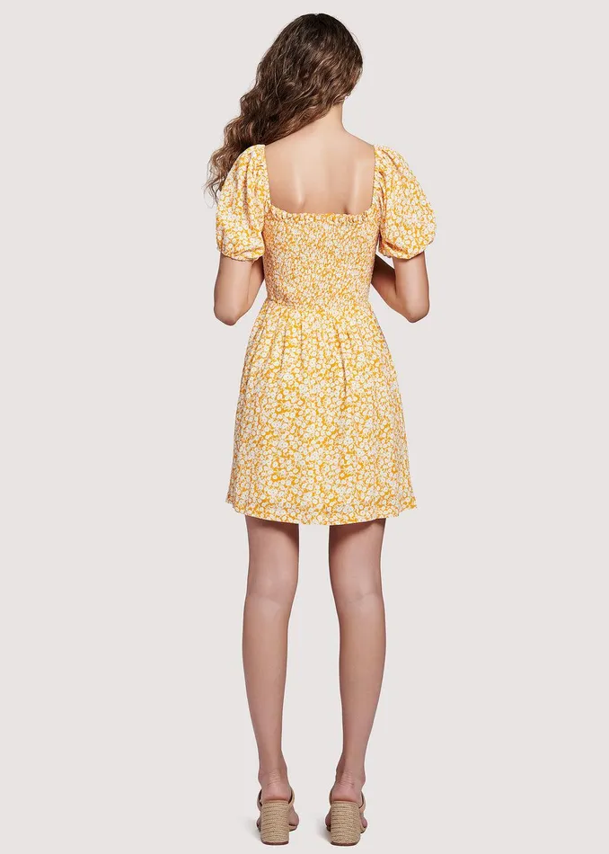 Tangerine Dream Mini Dress Radiantyellow Women Lost Wander Dresses