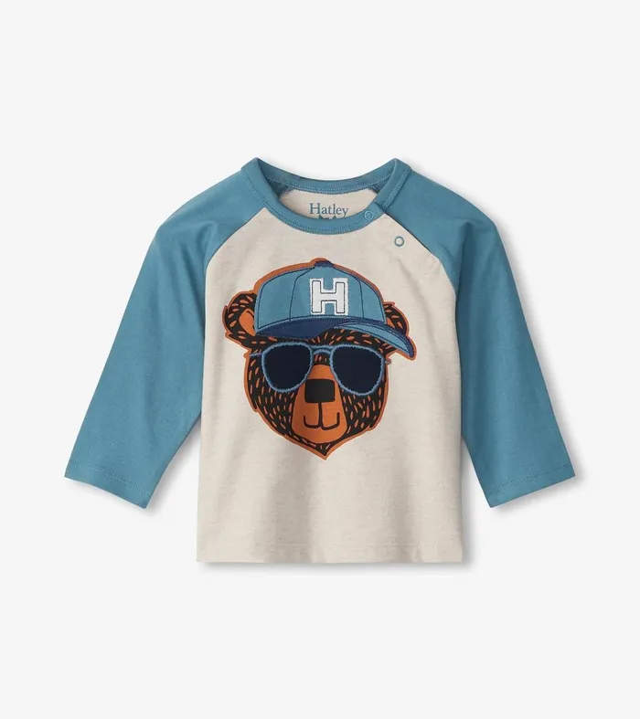 Tops Baby and Toddler Hatley Baby and Toddler Boys Cool Bears Long Sleeve TShirt