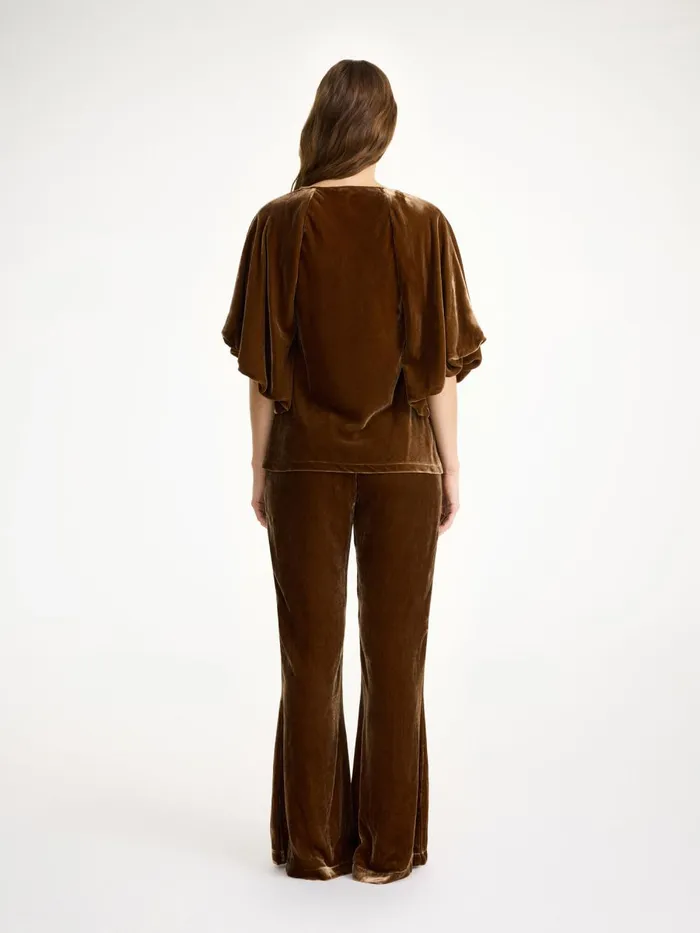 Tops Women By Malene Birger Loela Blouse Bison Tops Women By Malene Birger Loela Blouse Bison