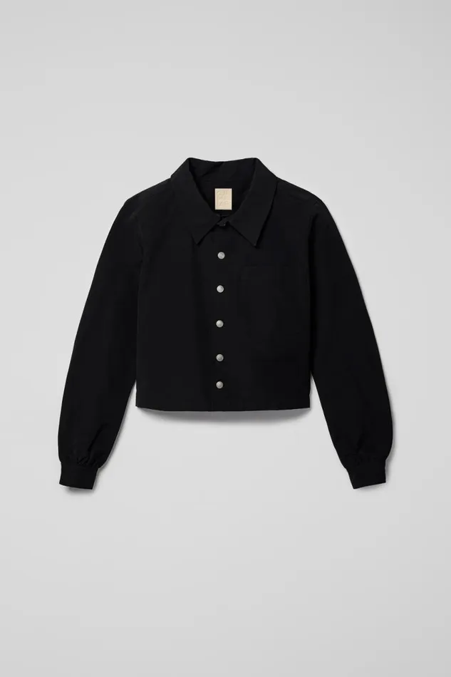 Tops Women Camper Tech Shirt Black CottonNylon Shirt Tops Women Camper Tech Shirt Black CottonNylon Shirt
