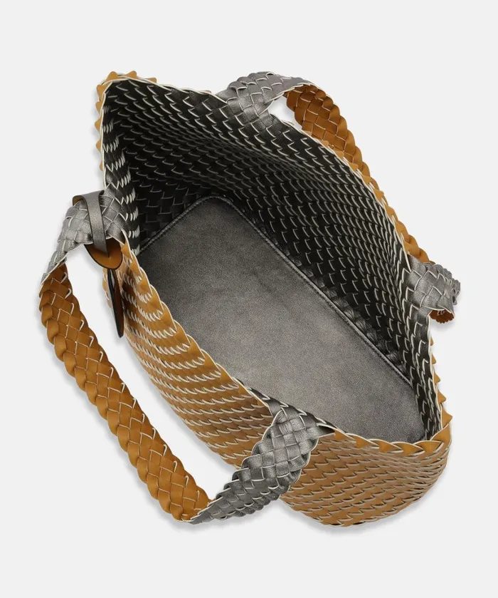 Tote Bag 8211 Dijon Gun Metal Accessories Ilse Jacobsen Bags