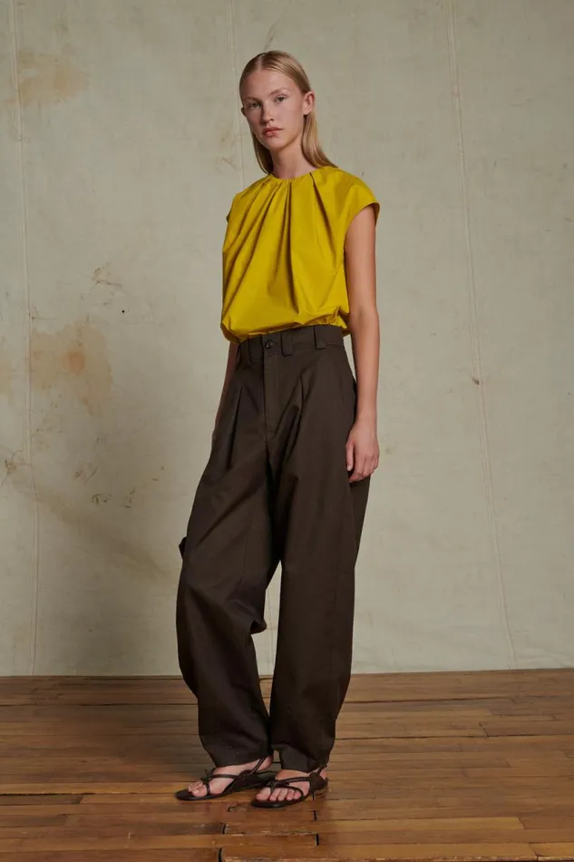 Trousers Women Soeur TIMON TROUSERS Dark Brown