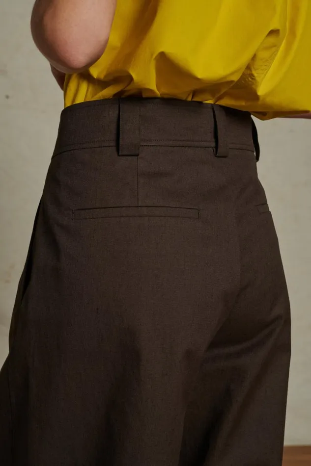 Trousers Women Soeur TIMON TROUSERS Dark Brown