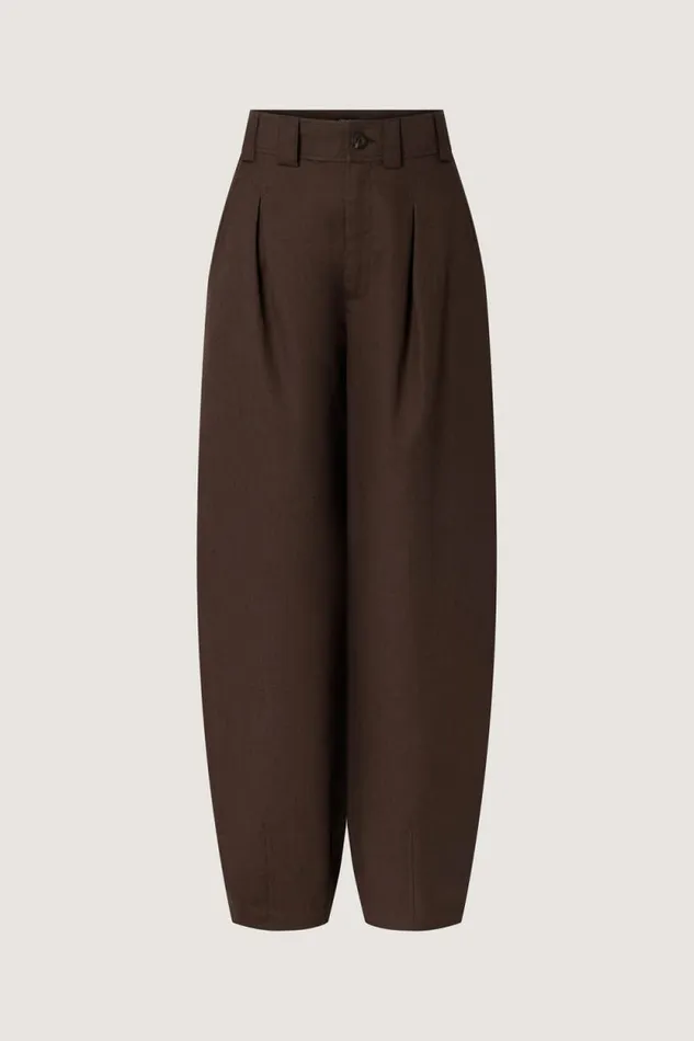 Trousers Women Soeur TIMON TROUSERS Dark Brown
