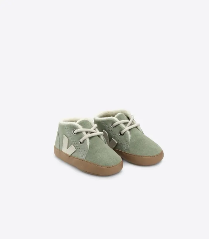 VEJA Baby Kids BABY FURED SUEDE CLAY PIERRE