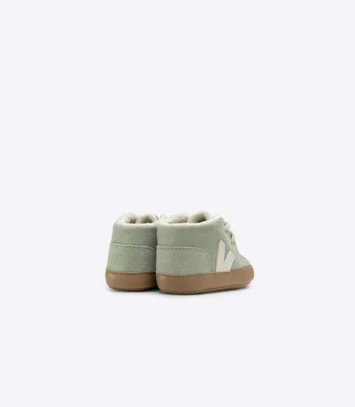 VEJA Baby Kids BABY FURED SUEDE CLAY PIERRE
