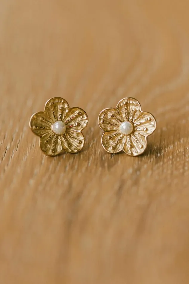Violet Earrings Gold Women Bohme Jewelry