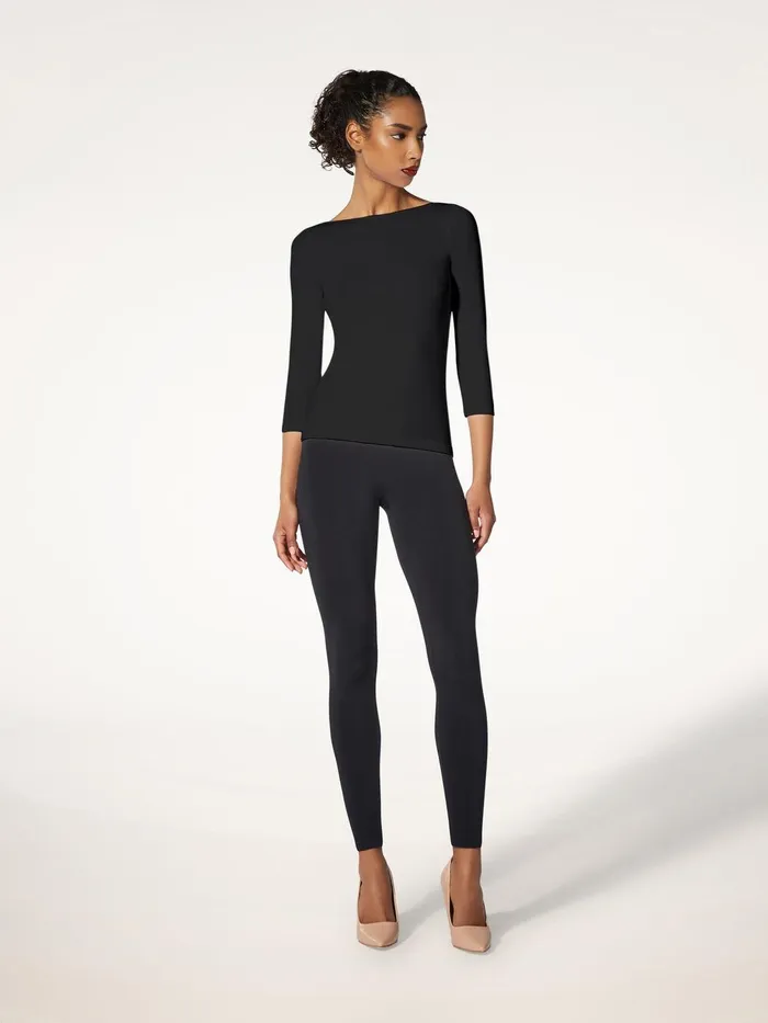 Wolford Longsleeved Tops Cordoba Top Long Sleeves Black 8211 Women