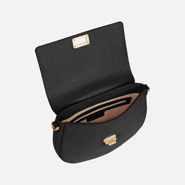 Woman Geox Bags FLAVIE A Women039s Black Shoulder Bag Online Store Black