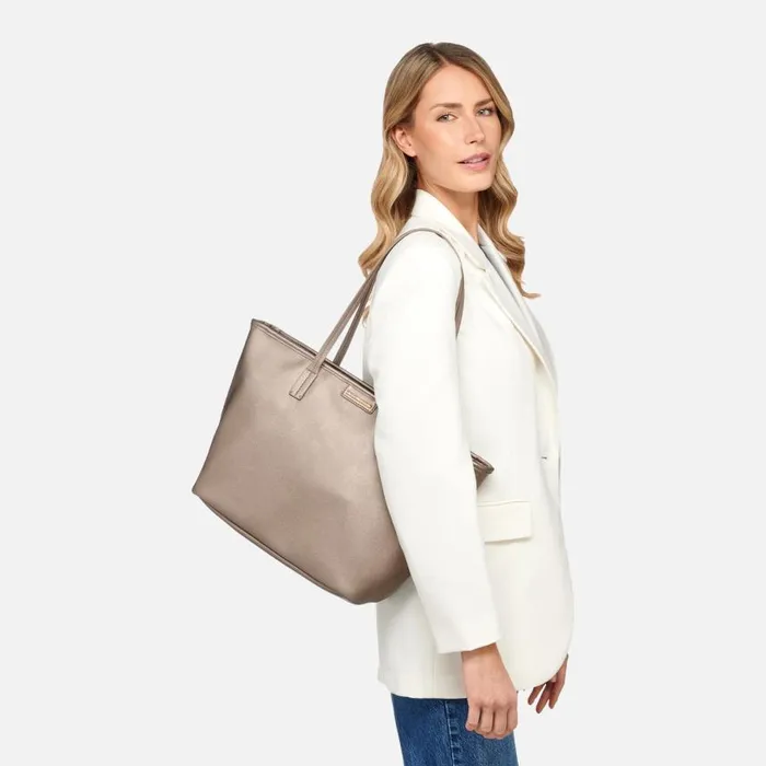 Woman Geox Bags GARDREN S WOMAN Gun Shoulder Bag Gun