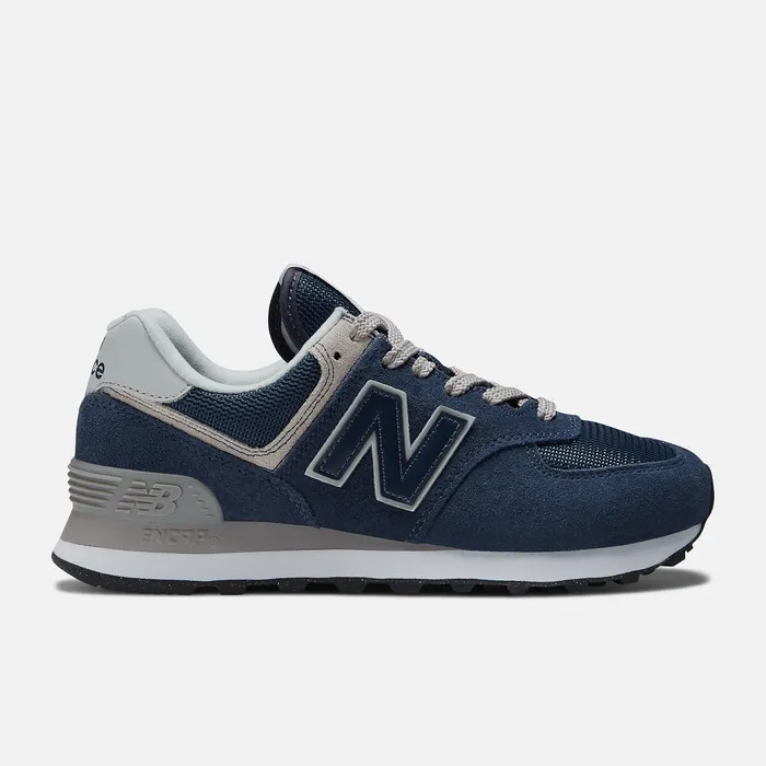 Women 574 Core Navy With White New Balance Lifestyle