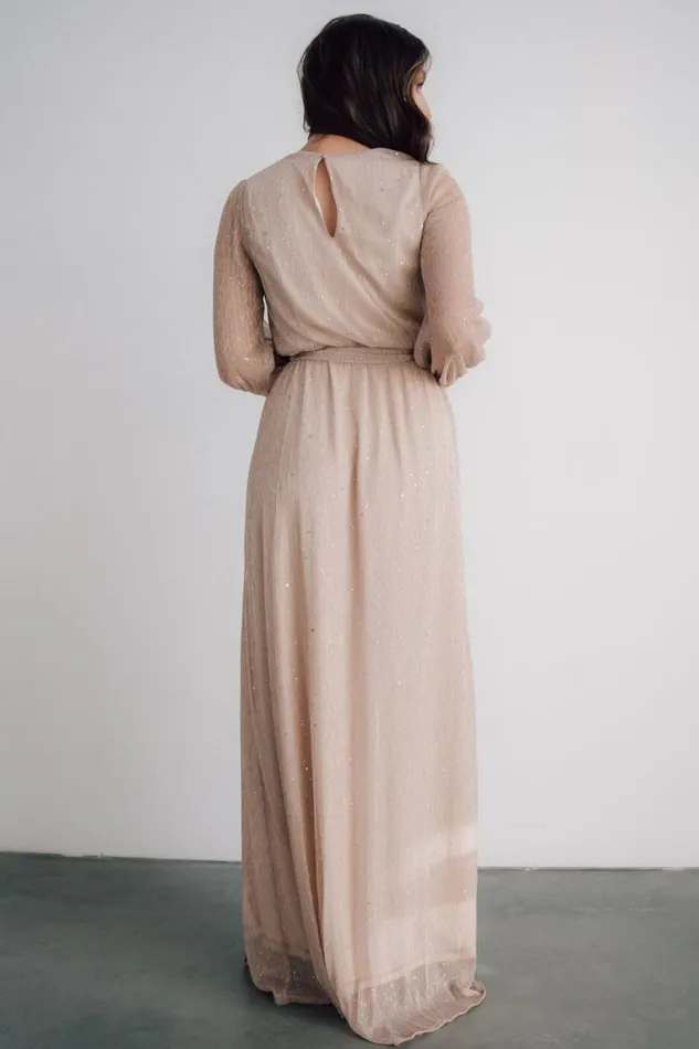 Women Abigail Sparkle Gown Champagne Baltic Born Embellished and Sequined Women Abigail Sparkle Gown Champagne Baltic Born Embellished and Sequined
