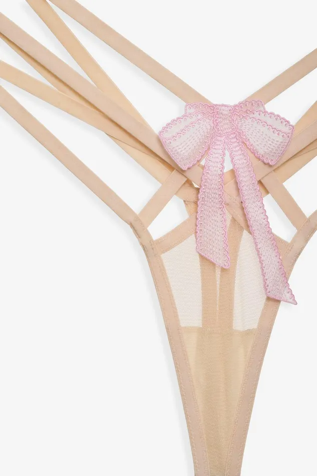 Women Akeria Thong Panty Pink For Love and Lemons Lingerie Women Akeria Thong Panty Pink For Love and Lemons Lingerie
