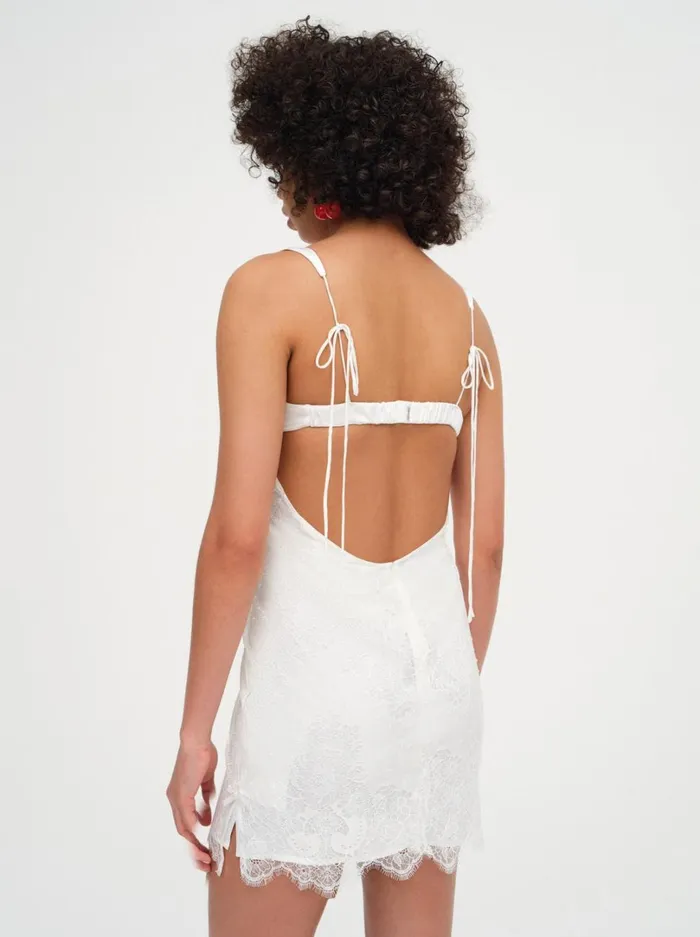 Women Allira Lace Mini Dress White For Love and Lemons Dresses Women Allira Lace Mini Dress White For Love and Lemons Dresses