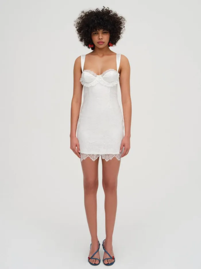 Women Allira Lace Mini Dress White For Love and Lemons Dresses Women Allira Lace Mini Dress White For Love and Lemons Dresses
