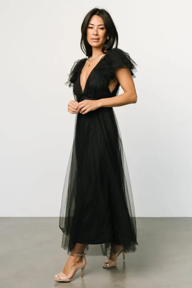 Women Annabella Tulle Dress Black Baltic Born Tulle Styles Women Annabella Tulle Dress Black Baltic Born Tulle Styles