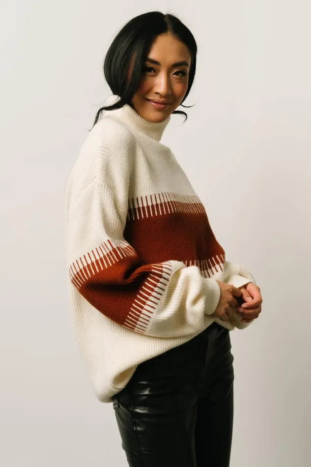 Women Antonov Turtle Neck Sweater Cream Spice Baltic Born Sweaters Women Antonov Turtle Neck Sweater Cream Spice Baltic Born Sweaters