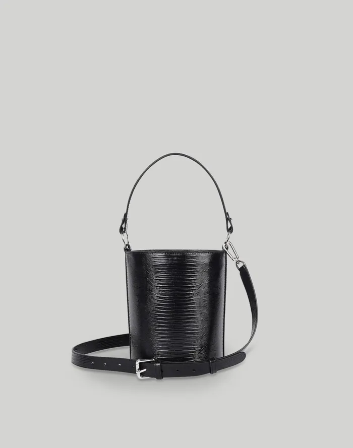 Women Bags Madewell Hyer Goods Mini Bucket Bag Black Jet