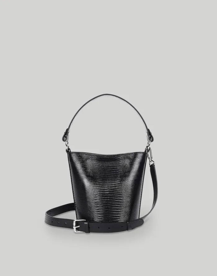 Women Bags Madewell Hyer Goods Mini Bucket Bag Black Jet
