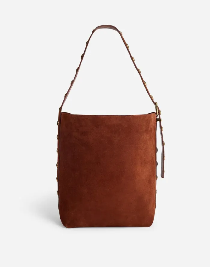 Women Bags Madewell The Essential Bucket Tote Soft Mahogany